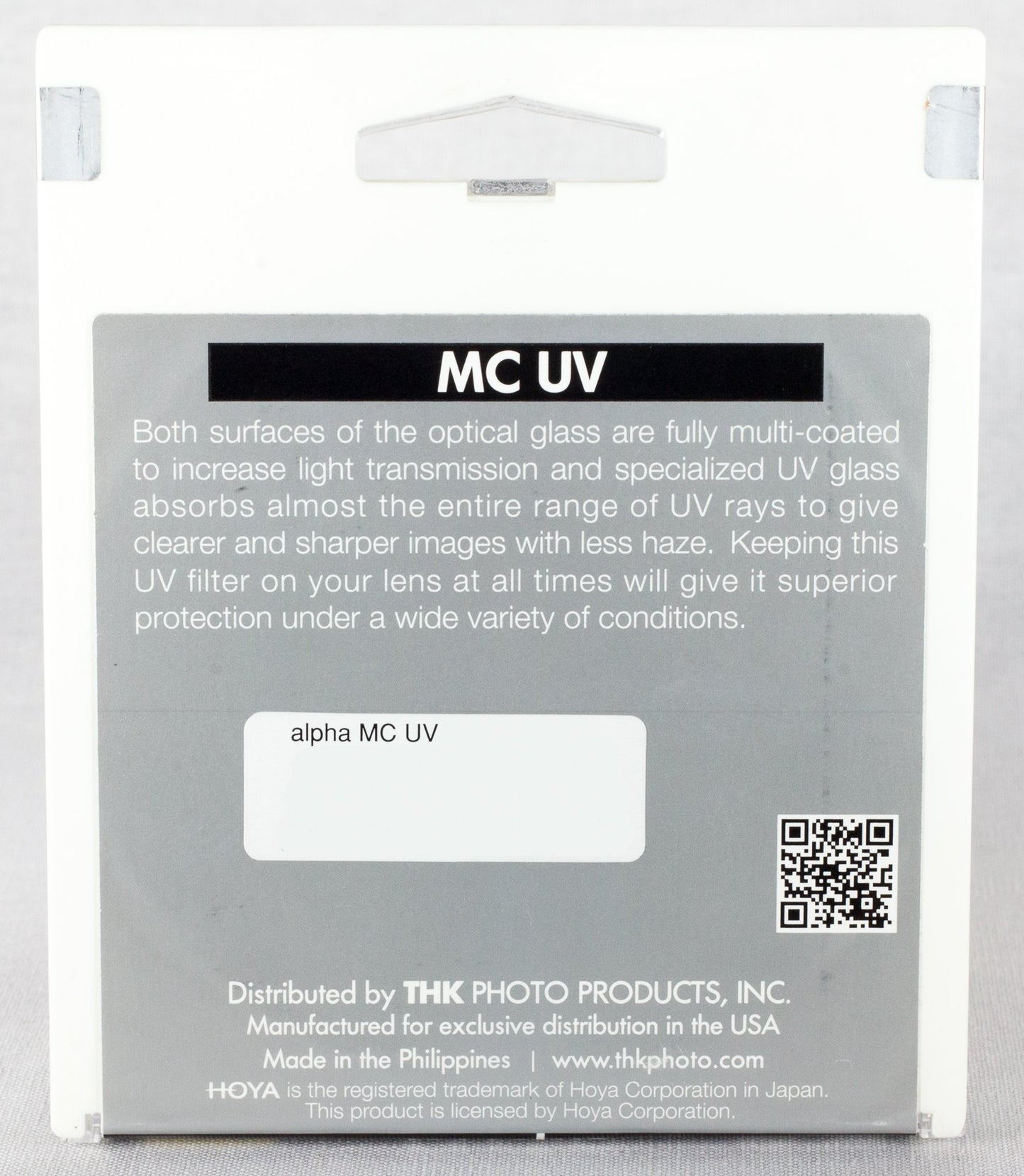 Hoya 55mm Alpha MC UV Filter