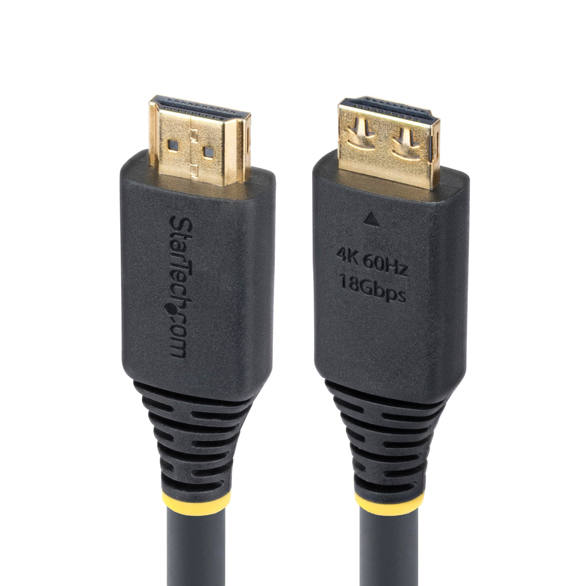 StarTech 20ft High Speed HDMI Cable with Gripping Connectors, 4K 60Hz
