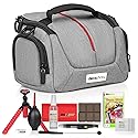 Deco Photo DSLR, Mirrorless, Compact Camera Bag - Shockproof, Quick Access, Modular Storage, Lightweight, Travel-Friendly, with Camera Cleaning Kit
