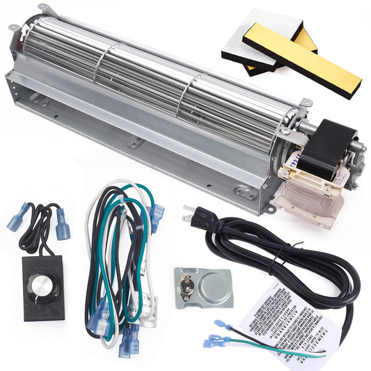 Adviace BKT BK Blower Fan Kit for Desa Tech, FMI, Vanguard, Vexar & Astria Fireplaces, GA3650 GA3700 GA3750 GA3650T GA3700T GA3750A Fireplace Blower