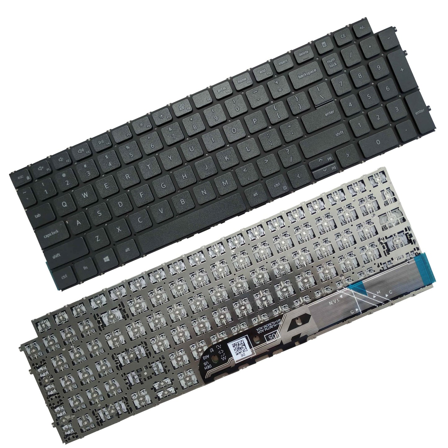 Laptop Replacement Keyboard Compatible for DELL Latitude 3520 Vostro 5510 5515 7510 Inspiron 15 3510 3511 16 Plus 7610 US Layout No Backlit
