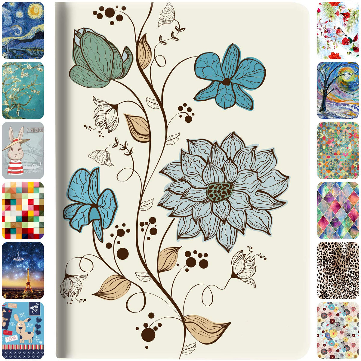 DuraSafe Cases for iPad 7.9 Inch Mini 3 Mini 2 Mini 1 [ Mini 3rd 2nd 1st ] Gen A1599 A1489 A1432 MH3F2LL/A Smart Profile Adjustable Viewing Angle