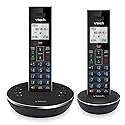 VTech LS6381-2 Bluetooth Speaker with Echo Cancellation, Noise Reduction, Music Streaming, PC/Landline/Cellular Calls, Paired with DECT6.0 Cordless