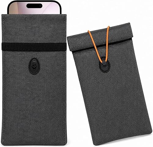 INLIKASHLNE Faraday Bags for Phones and Car Keys, 2-Pack Go Dark Bags Signal Blocking Pouch for Privacy Protection, Blocks GPS WiFi Bluetooth RFID