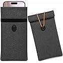 INLIKASHLNE Faraday Bags for Phones and Car Keys, 2-Pack Go Dark Bags Signal Blocking Pouch for Privacy Protection, Blocks GPS WiFi Bluetooth RFID