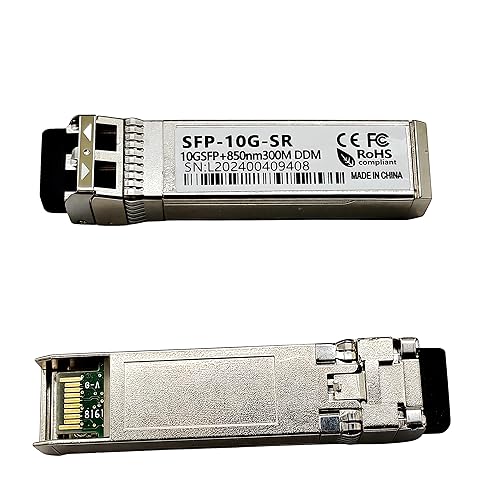 10G SFP+ Transceiver Module, 850nm Multimode, LC Connector, 300M Range,SFP Multi-Mode LC Module, SFP-10GB-SR,Compatible