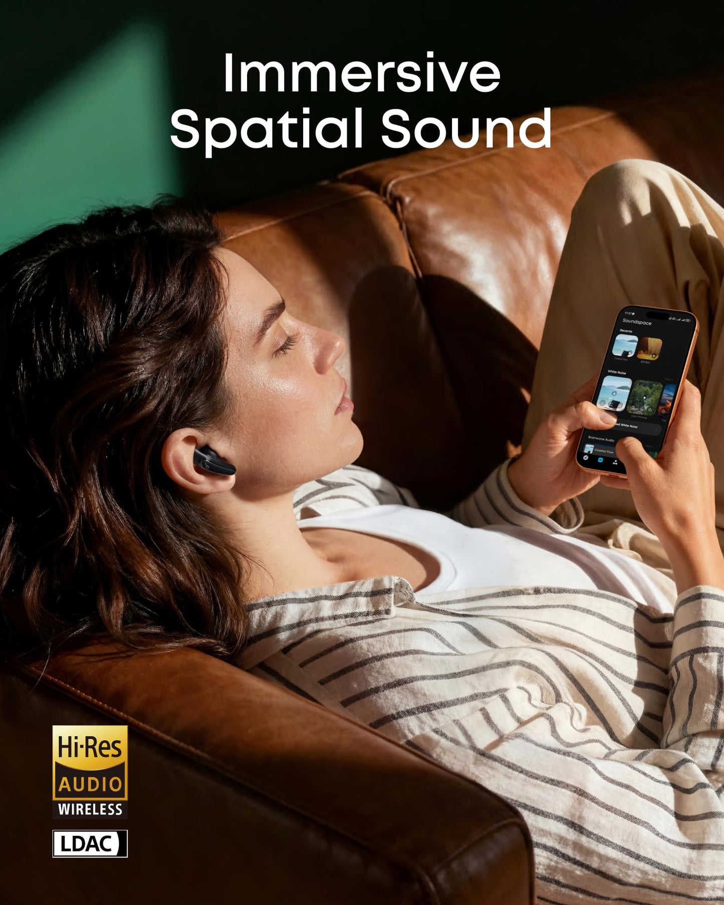 Soundcore Liberty Buds by Anker, Semi-in-Ear Design, Removable Ear Fins, Real-Time Adaptive Noise Cancelling, Fast Charging, Wireless Bluetooth…