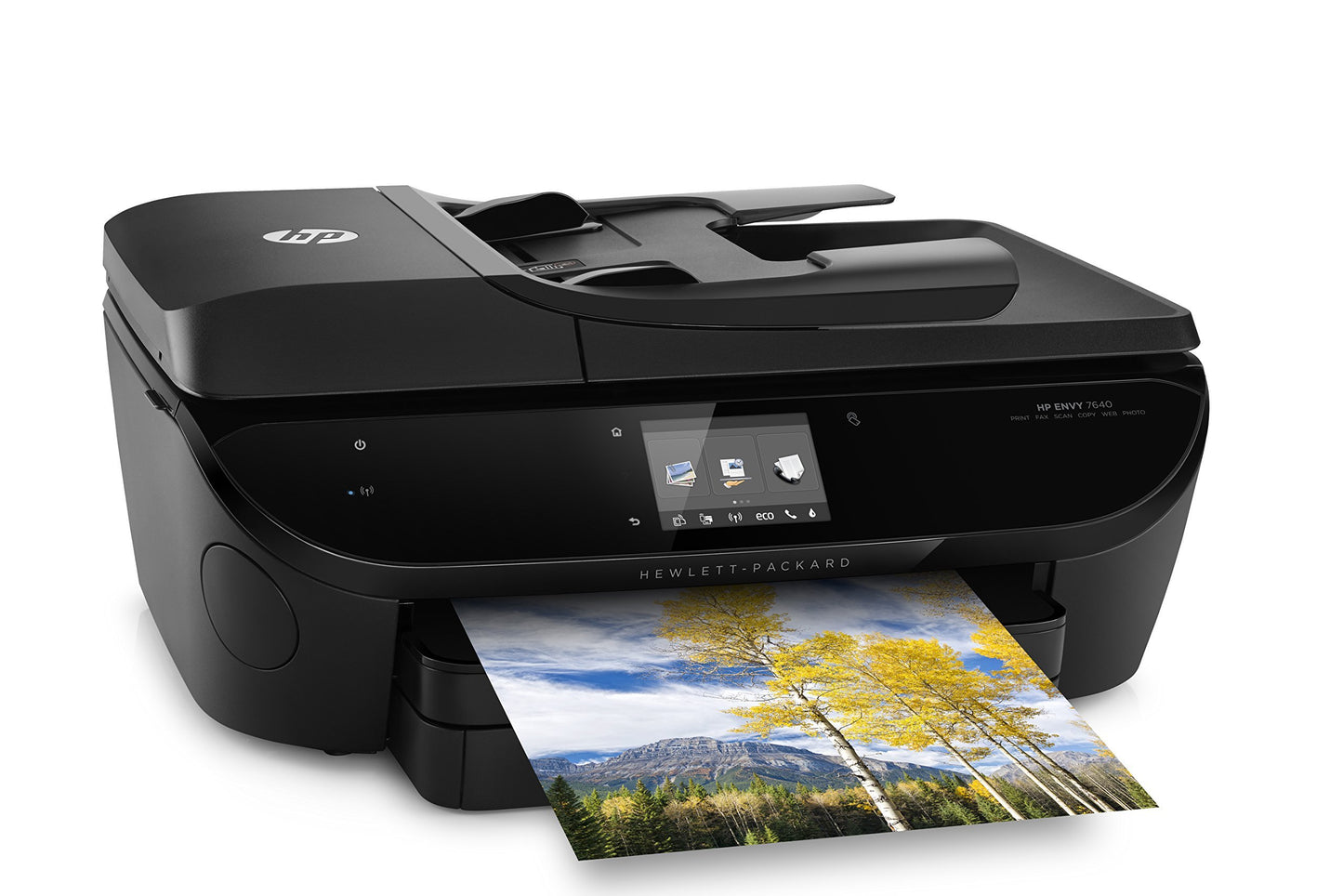 HP ENVY 7640 Wireless All-in-One Photo Printer with Mobile Printing, HP Instant Ink & Amazon Dash Replenishment ready (E4W43A) (Renewed)