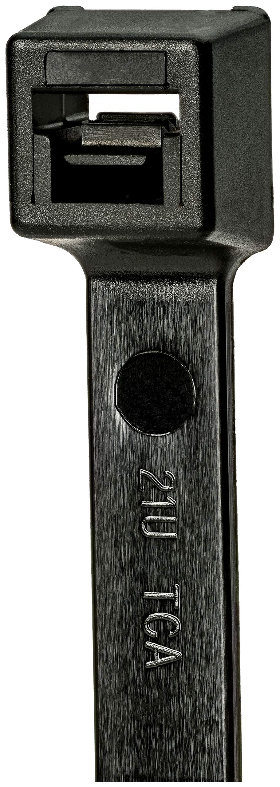 100 Pack Cable Zip Ties Heavy Duty"Made in the USA" 8 inch, Black (Made in the USA will not Break or Snap)