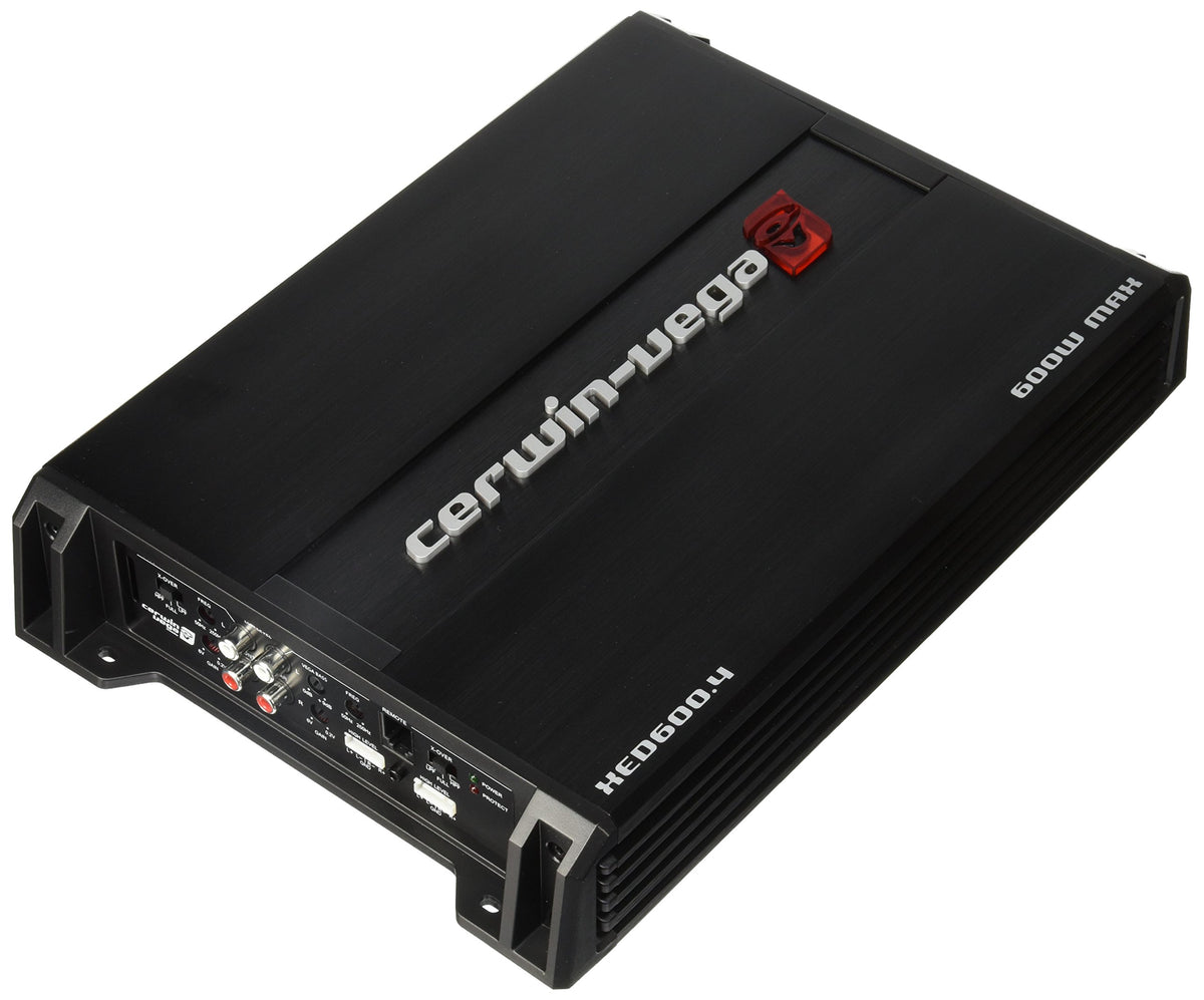 CERWIN VEGA XED600.4 600-Watt Class AB Amplifier, 4 Channels, 600W Max