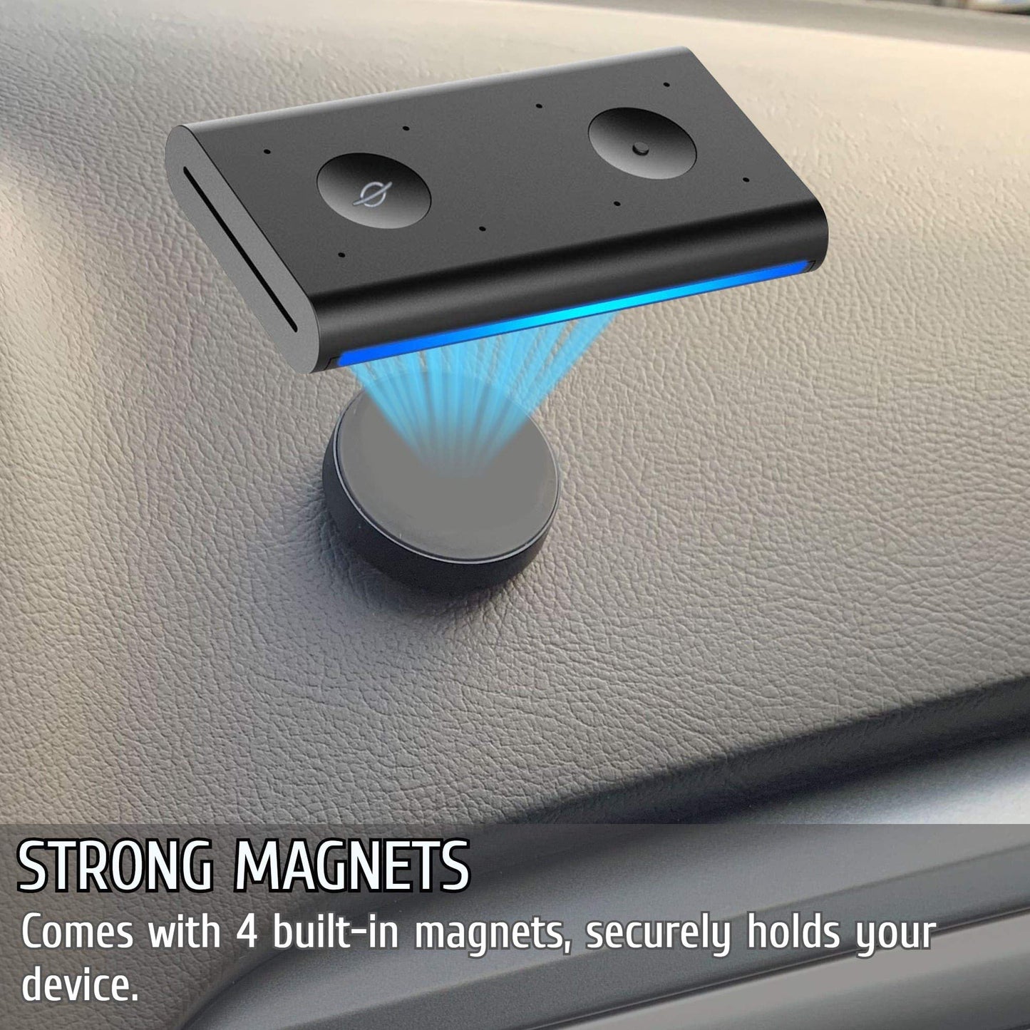 Nebudo Auto Mount for Car Magnetic Bracket Dash Stick On Holder Car Accessories, Universal Dashboard Car Mount Suitable for All Cars