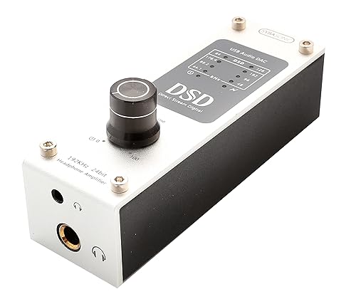 Portable USB DSD 192 KHz / 24bit DAC and Headphone Amplifier - DSD64 DSD128. Use with Smartphones/Digital Audio Players/Tablets/Laptops SD-DAC63057