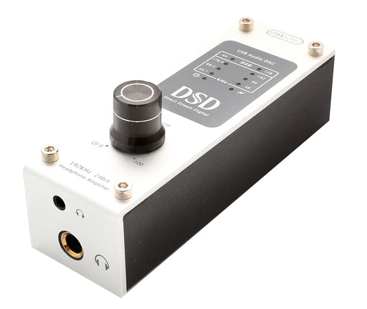 Portable USB DSD 192 KHz / 24bit DAC and Headphone Amplifier - DSD64 DSD128. Use with Smartphones/Digital Audio Players/Tablets/Laptops SD-DAC63057
