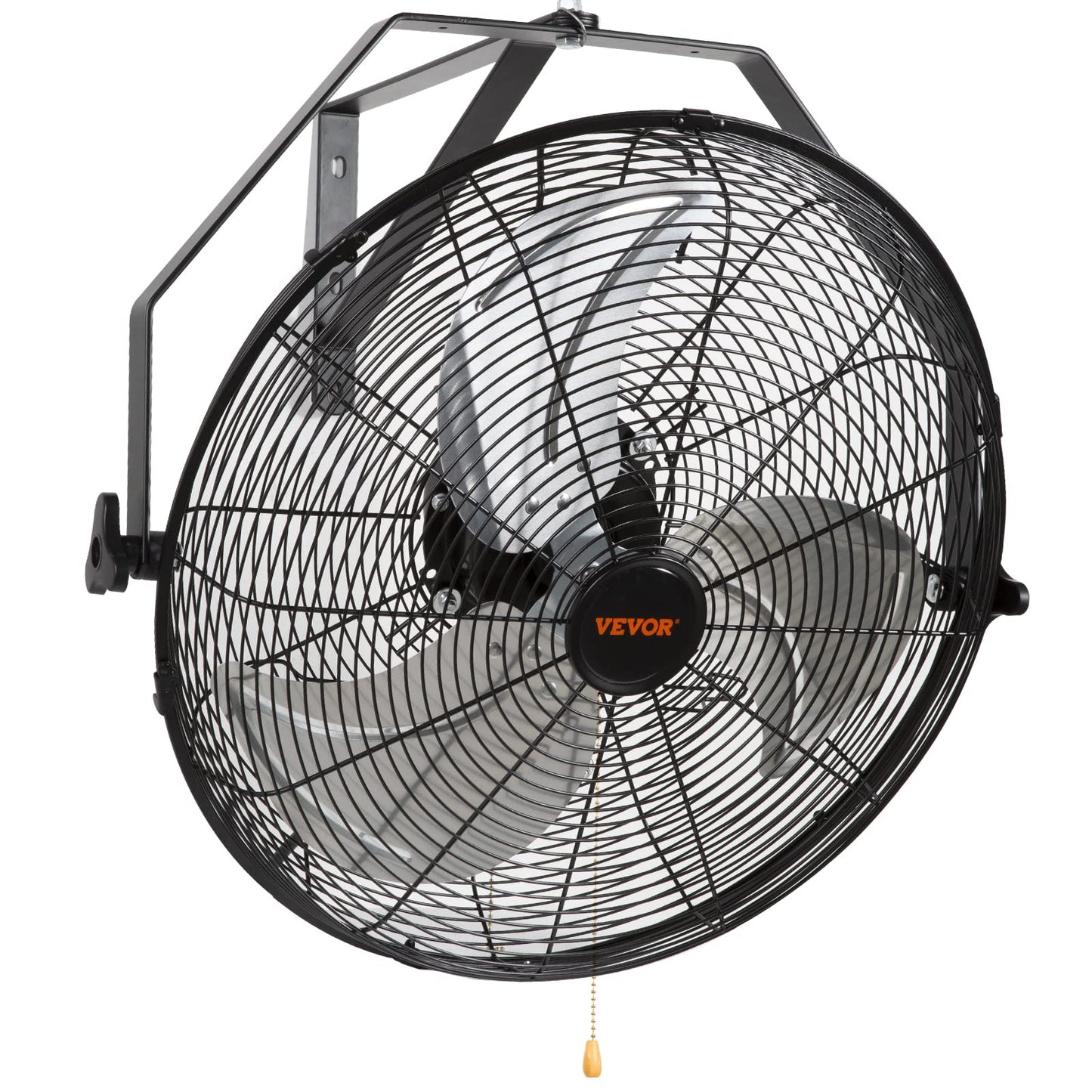 VEVOR Wall Mount Fan, 18 Inch 4150 CFM, 3-speed Wall Mounted Metal Fan