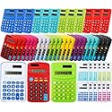 Gabotrie 48 Pcs Pocket Calculator,8 Digit Display Solar Battery Dual Power Desktop Calculators,Pocket Size Basic Calculators,Mini Calculator