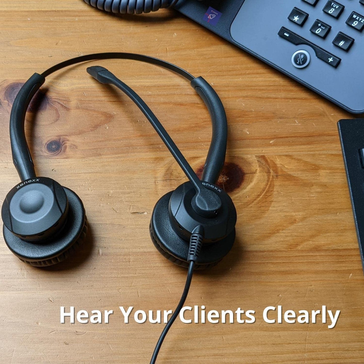 XS 820 Headset Bundle with Telephone Cable, Compatible Phones: Yealink, Polycom, Cisco, Mitel, ShoreTel, Aastra, Toshiba, Nortel, Meridian, NEC