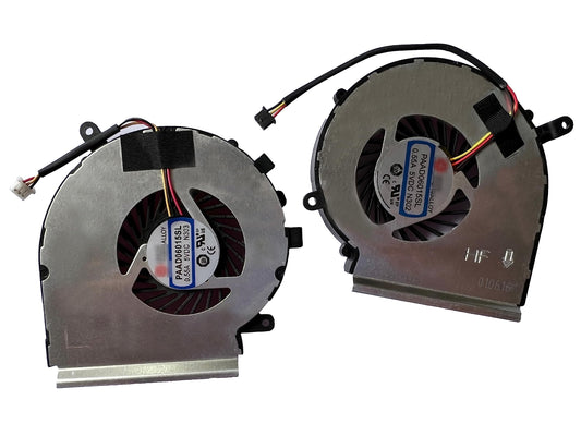 N302 N303 PAAD06015SL Replacement Dual Fans Kit for MSI Ge72 Ge62 2QD 2QE Pe60 Pe70 Gl62 Gl72 Gp72 Gp62 Laptop - CPU Fan and Gpu Fan Set