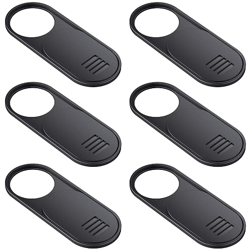 Trobing Laptop Camera Cover Slide [6 Pack], Ultra Thin Webcam Cover for Laptop, Computer, MacBook, Tablet, iPhone 8/7/6 Plus, Protect Your Privacy
