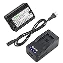 Kastar LED Super Fast Charger & Battery Replacement for Panasonic VW-VBK180 HC-V700 HDC-HS60 HS80 SD40 SD60 SD80 SD90 SDX1H TM40 TM41 TM55 TM80 TM90