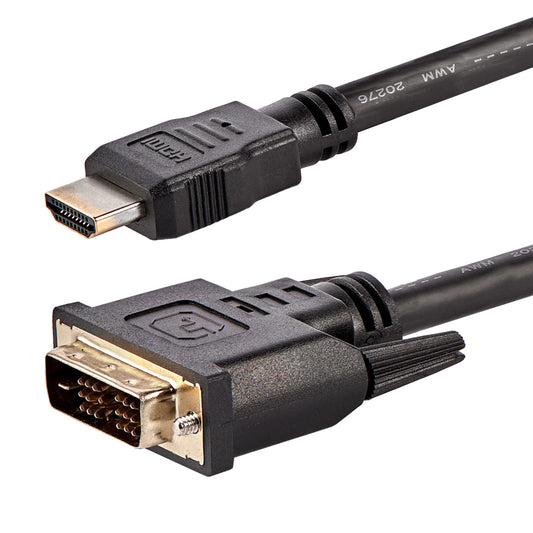 StarTech 10-Pack 6ft HDMI to DVI-D Cable, Black (HDMIDVIMM610PK)