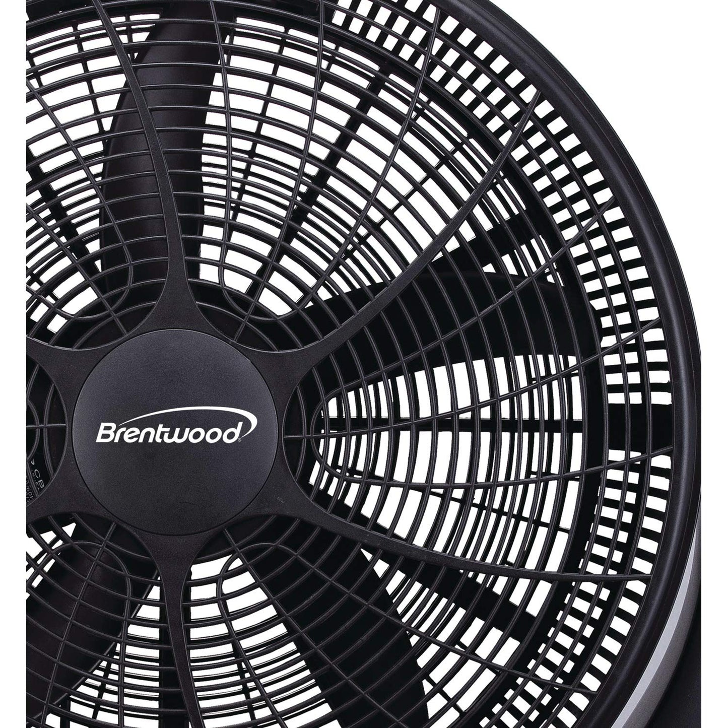 Brentwood Kool Zone F-20BKR High Velocity Air Circulator Fan,3-Speed 20-inch,Black
