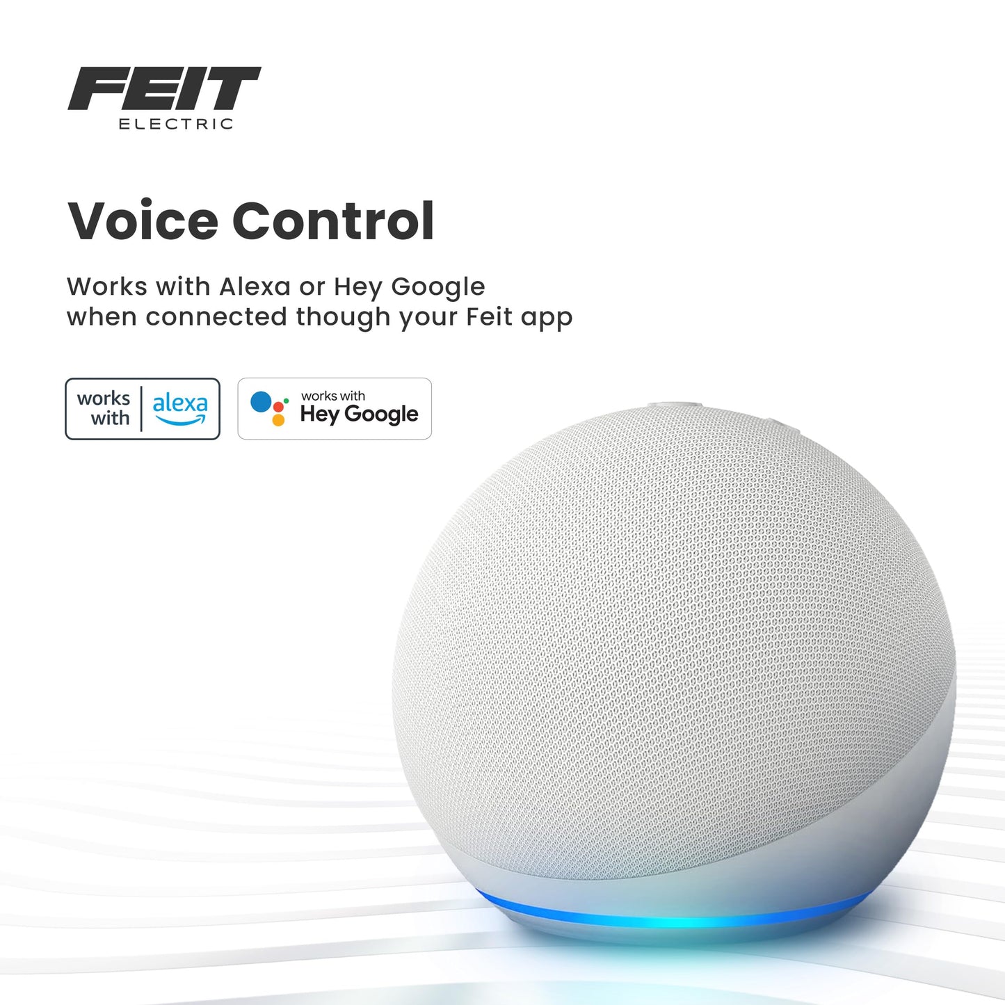 Feit Electric Smart Light Bulbs, A21 RGBW Color Changing, 100W Eq - 1 Pack