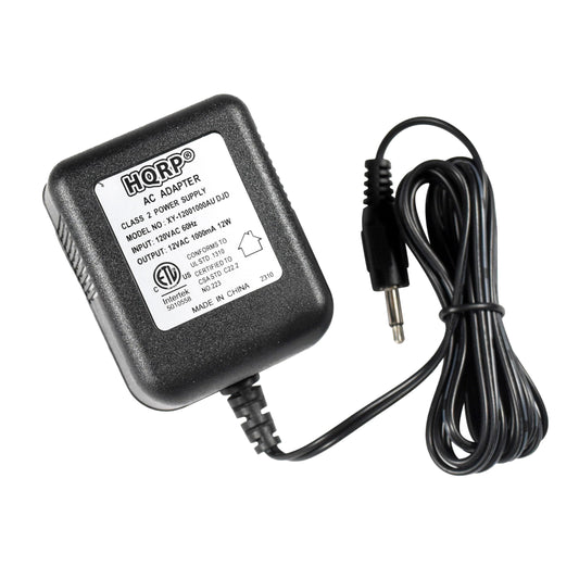 HQRP 12V AC Adapter Compatible with Jameco Reliapro ACU120100Z9121 12 VAC 1000 mA Straight, 3.5 mm Male Plug, KLH-2 Bass Computer Speaker System…