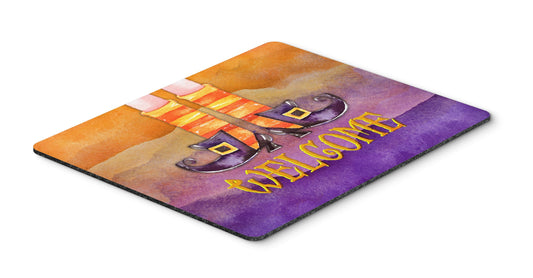Caroline's Treasures BB7459MP Halloween Welcome Witches Feet Mouse Pad, Hot Pad or Trivet for Home Office Gaming Working Computers Laptop Mouse