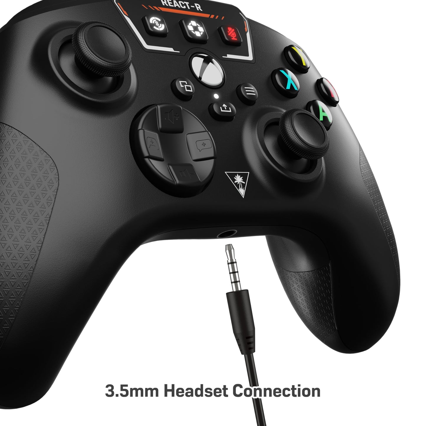 Turtle Beach REACT-R Wired Game Controller - Officially Licensed for Xbox Series X & S, Xbox One, and Windows 10|11 PC’s - Black