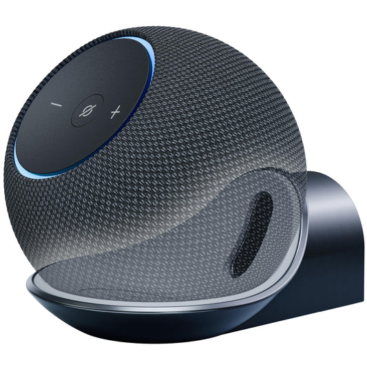 TotalMount - Premium Wall Mount for Echo Dot MAX, HomePod Mini, and More (Easy Installation, Soft Liner, and Secure Fit)