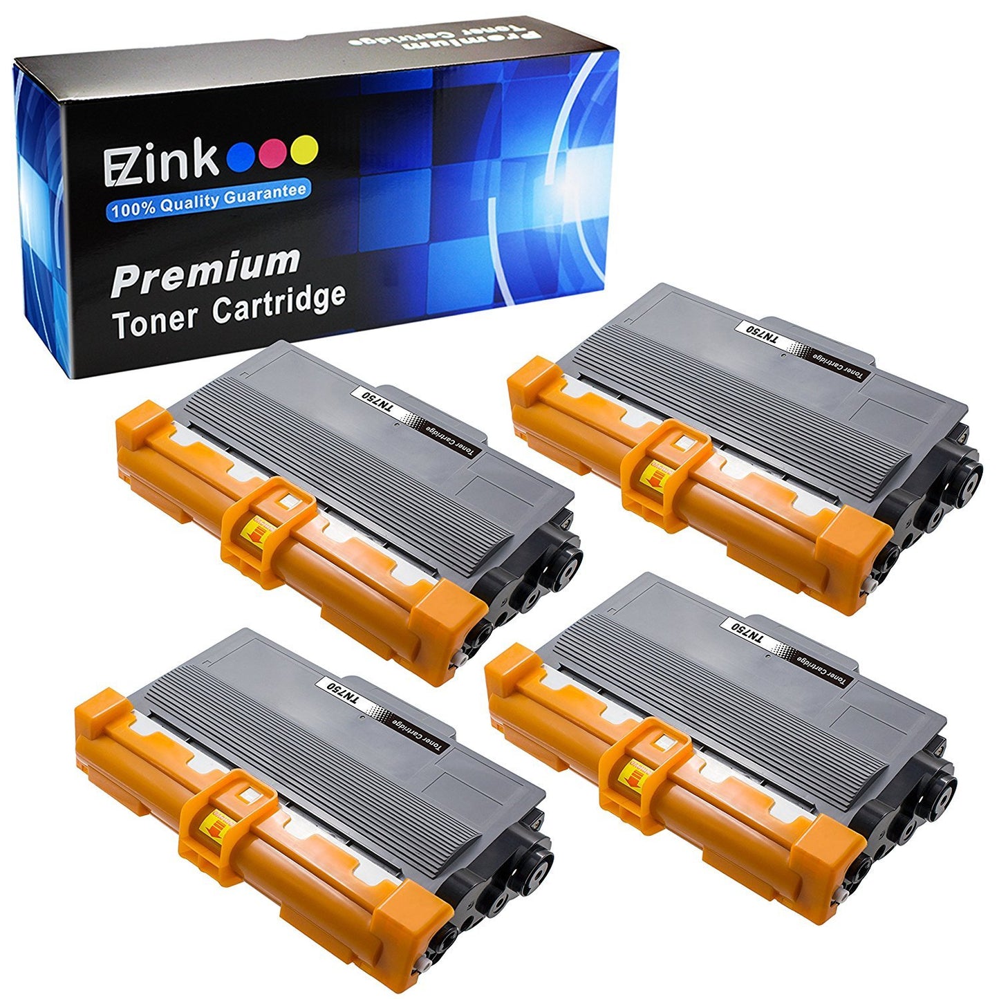 E-Z Ink (TM Compatible Toner Cartridge Replacement for Brother TN750 (4 Black) for DCP-8110DN, DCP-8150DN, DCP-8155DN, HL-5450DN, HL-5470DW