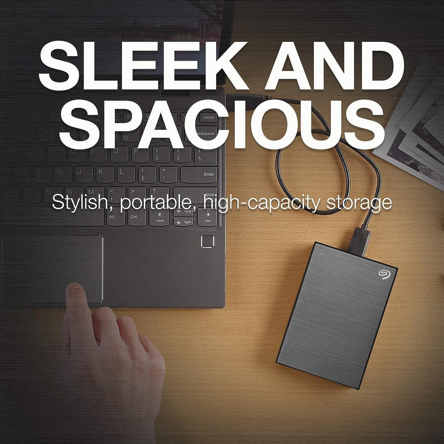 Seagate One Touch, 2TB, Password Activated Hardware encryption, Portable External Hard Drive, Portable External Hard Drive, PC, Notebook & Mac, USB