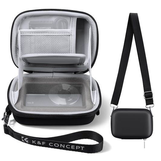 K&F CONCEPT Carrying Case for Digital Camera, Small Hard Shell Protective Case Compatible with CAMKORY/for Kodak Pixpro FZ55/FZ45 / for Canon