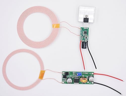 Taidacent 5V5A High Current 24V Low Voltage Transmitting Wireless Charging Module DC Remote Power Supply Module