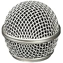 Performance Plus M58S Mesh Grill Replacement for Shure SM58-Original Brushed Nickel