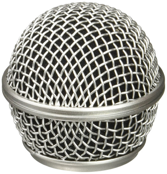 Performance Plus M58S Mesh Grill Replacement for Shure SM58-Original Brushed Nickel