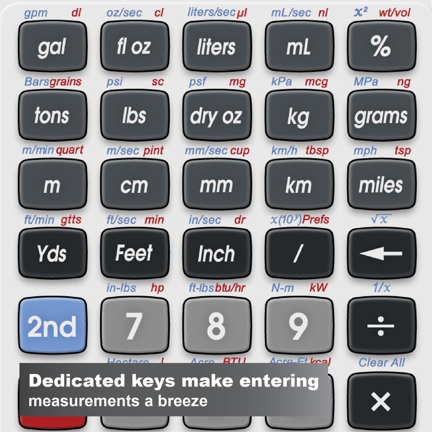 Calculated Industries 8030 ConversionCalc Plus Ultimate Professional Conversion Calculator Tool for Health Care Workers, Scientists, Pharmacists
