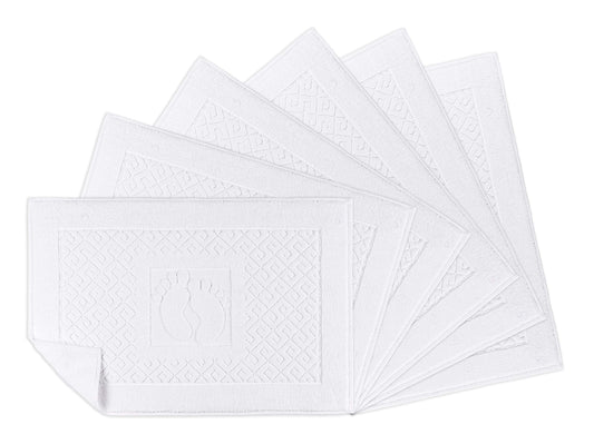 ASTREA TEXTILES Bath Rug Bathroom Floor Mats - Washable Bathtub Shower Sink Floor Towels - 100% Turkish Cotton Bath Mat Towels (6)