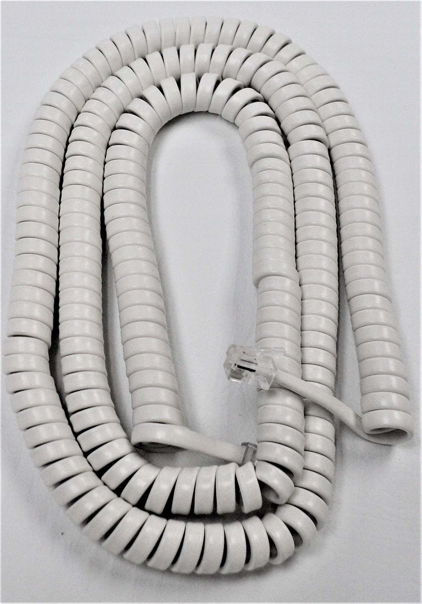 DIY-BizPhones 5 Pack of White 25 Ft Handset Cords Compatible with Panasonic Phone KX T7200 T7400 DT300 DT500 NT500 Series T7431 T7433 T7625 T7630