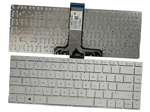 Laptop Replacement Keyboard Compatible for HP Pavilion 14-ax 14-ax000 14-ax100 14-AX050sa 14-AX053sa 14-AX054sa 14-AX055sa 901658-001 9Z.NC9SQ.301