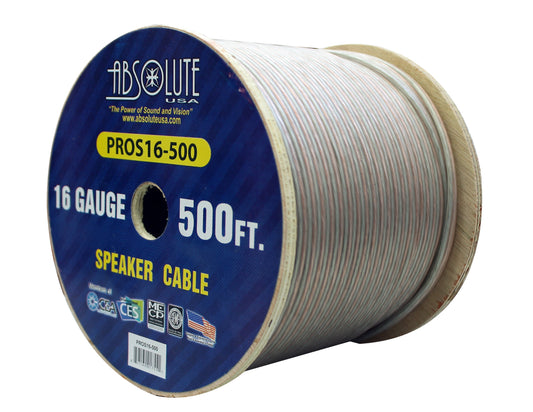 Absolute USA PROS16500 16 Gauge Speaker Wire