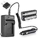 Kastar Battery and Charger Replacement for NP-F570, NP-F550, NP-F530, NP-F330 and Sony CCD-RV100, CCD-RV200, CCD-SC5, CCD-SC6, DSC-D770, D-V500