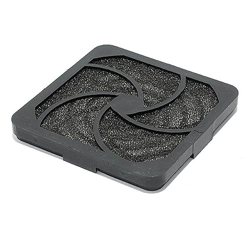 StarTech.com Cleanable Air Filter for 80 mm Computer Case Fan FANFILTER8 (Black)