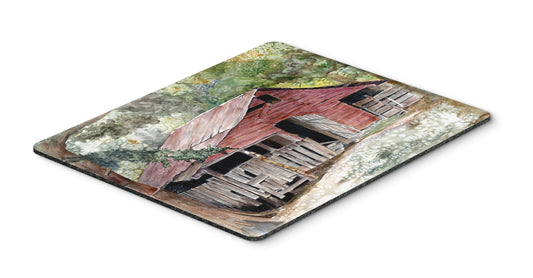 Caroline's Treasures 8740MP Old Barn Mouse Pad, Hot Pad or Trivet for Home Office Gaming Working Computers Laptop Mouse Mat,Washable Large Mousepad