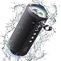 Portable Bluetooth Speakers, Multifunctional 20W Outdoor Waterproof High-Power Bluetooth Speaker with Dual Speakers, Bass Boost, IPX6 Water