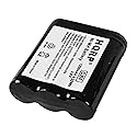 HQRP Phone Battery Compatible with Panasonic HHR-P402 HHR-P402A KX-TG2970B KX-TG5100 KX-TG5100M KX-TG5110M KX-TGA270S KX-TGA273S KX-TGA510M Cordless