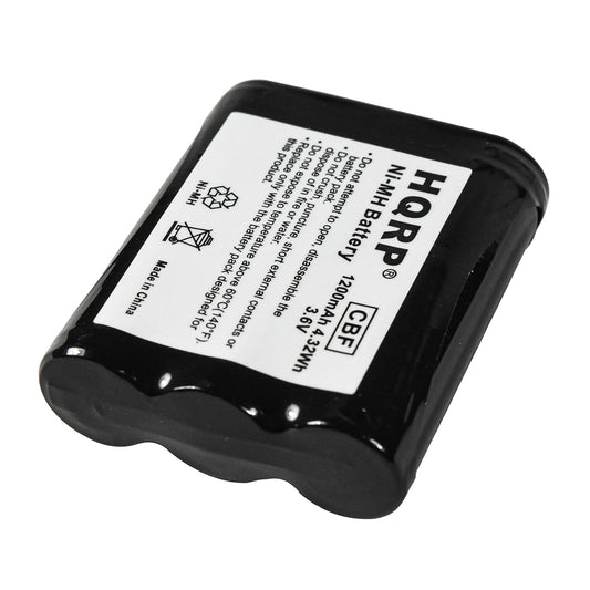 HQRP Phone Battery Compatible with Panasonic HHR-P402 HHR-P402A KX-TG2970B KX-TG5100 KX-TG5100M KX-TG5110M KX-TGA270S KX-TGA273S KX-TGA510M Cordless