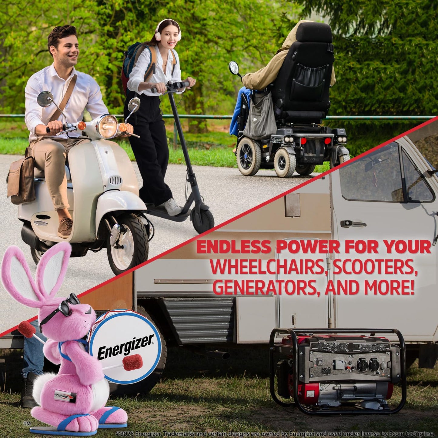 Energizer EN18-12, 12 Volt 18 Amp Hr, Long Lasting Sealed Lead Acid AGM Rechargeable Battery Ideal for Use in Wheelchairs, Electric Scooters…