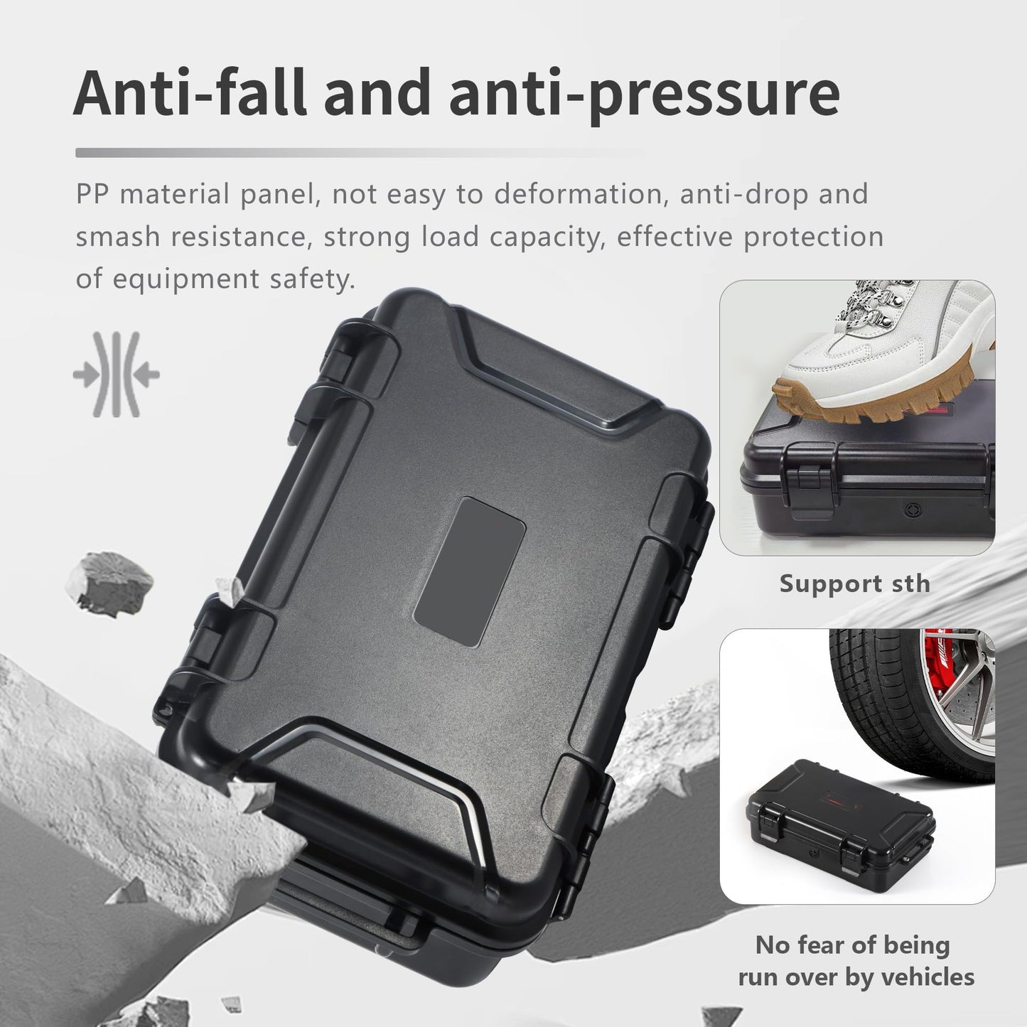 Hard Case for Gopro Hero 13/12/11/10/9 Media Mod/Volta/Light Mod,Wasterproof Organizer Travel Storage Case for Go pro Hero for dji osmo action 6 5
