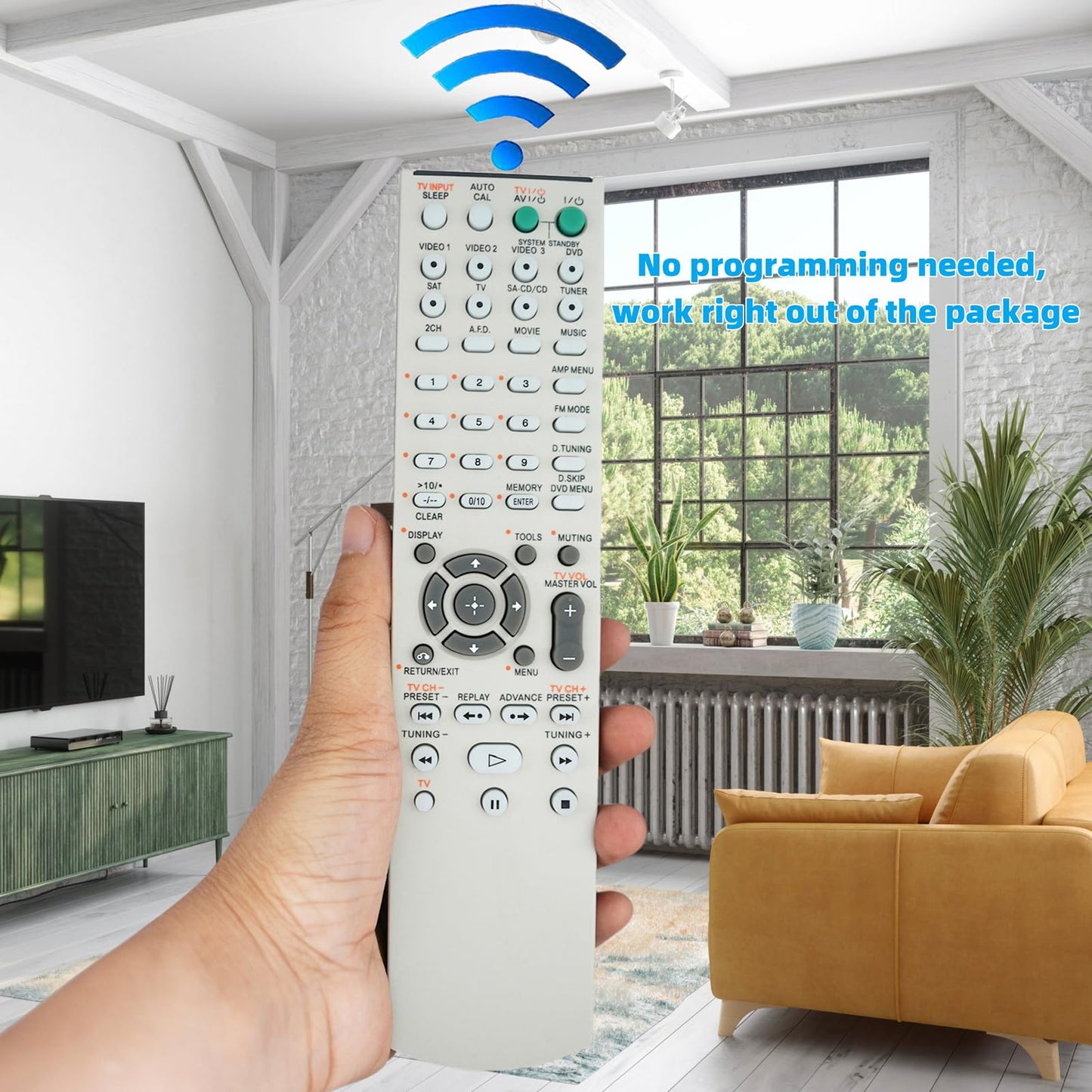 Replacement Remote Control Compatible for Sony RM-AAU001 147914712 RM-AAU014 RM-AAU002 147914811 DVD Home Theater System